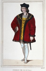 Ritratto di Carlo VIII (1470 - 1498), Re di Francia incisione del 1830 da Unknown artist