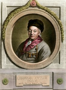 Ritratto di Christian Frege, matematico e filosofo tedesco da Unknown artist