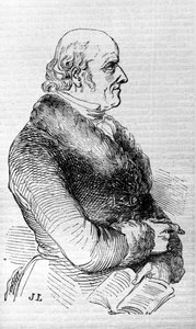 Ritratto di Christian Hahnemann (1755 - 1843), medico fondatore dell