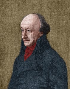 Ritratto di Christoph Martin Wieland, poeta, traduttore e editore tedesco da Unknown artist
