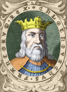 Ritratto di Clodoveo I (ca. 466 - 511) Re dei Franchi da Unknown artist