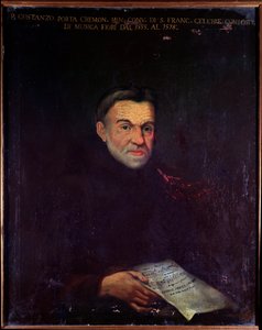 Ritratto di Costanzo Porta, compositore italiano da Unknown artist