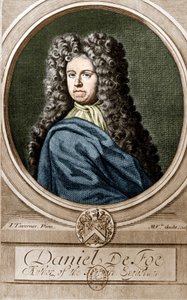 Ritratto di Daniel Defoe (1660 - 1731), scrittore e giornalista inglese, autore del romanzo 