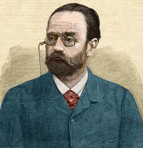 Ritratto di Emile Zola (1840-1902) scrittore francese da Unknown artist