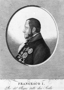 Ritratto di Francesco I (1777-1830), Re delle Due Sicilie.