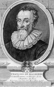 Ritratto di François Malherbe, poeta francese (1555-1628) - incisione da Unknown artist