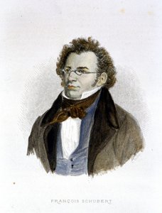 Ritratto di Franz Schubert (1797 - 1828) - incisione
