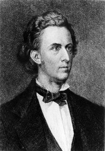 Ritratto di Federico Chopin (1810 - 1849), compositore polacco.