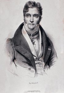 Ritratto di Gaspare Spontini (incisione)