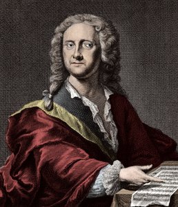 Ritratto di Georg Philipp Telemann (1681-1767), compositore tedesco da Unknown artist