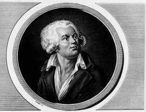 Ritratto di Georges Jacques Danton, avvocato convenzionale. Incisione nella 