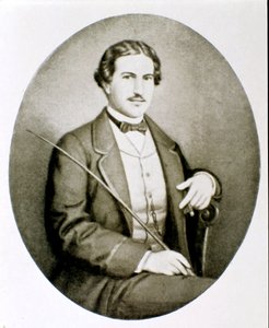 Ritratto di Gigio Caroli, amante di Giuseppina Raimondi, seconda moglie di Giuseppe Garibaldi da Unknown artist