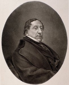 Ritratto di Gioacchino Rossini (incisione) da Unknown artist
