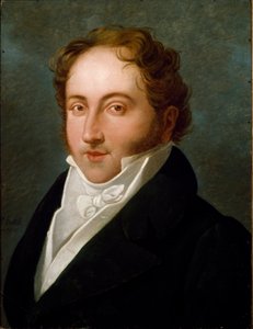 Ritratto di Gioachino Rossini, compositore italiano da Unknown artist