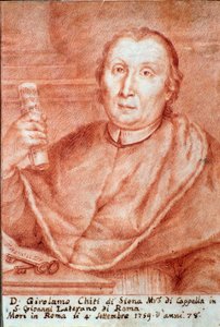 Ritratto di Girolamo Chiti di Siena (1679-1759) maestro di cappella italiano da Unknown artist
