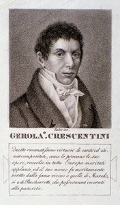 Ritratto di Girolamo Crescentini (incisione)