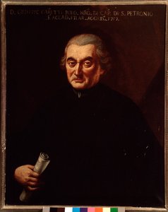 Ritratto di Giuseppe Maria Caretti (1690-1774) compositore italiano Dipinto anonimo. XVIII secolo. Bologna, civico museo da Unknown artist