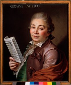 Ritratto di Giuseppe Millico (1737-1802) castrato italiano da Unknown artist