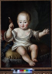 Ritratto del granduca Alessandro Pavlovich di Russia da bambino da Unknown artist