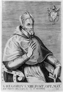 Ritratto di Gregorio XIV (1535 - 1591).