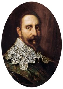 Ritratto di Gustavo Adolfo II (Gustavo Adolfo) (1594-1632), re di Svezia dal 1611 al 1632. Dipinto. Padova, Museo Civico di Padova. da Unknown artist