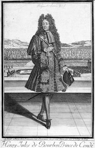 Ritratto di Henri Jules de Bourbon, Principe di Condé (Henri-Jules de Bourbon-Conde) (1643-1709).