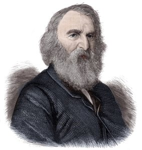 Ritratto di Henry Longfellow, poeta e educatore americano da Unknown artist