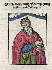 Ritratto di Ermete Trismegisto, astrologo da Unknown artist