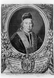 Ritratto di Innocenzo XIII (1655 - 1724). da Unknown artist