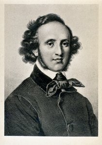 Ritratto di Jakob Ludwig Felix Mendelssohn Bartholdy (1809-1847), direttore d