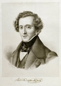 Ritratto di Jakob Ludwig Felix Mendelssohn Bartholdy (1809-1847), direttore d