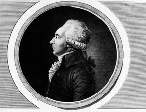 Ritratto di Jean Baptiste Anacharsis Clootz da Unknown artist
