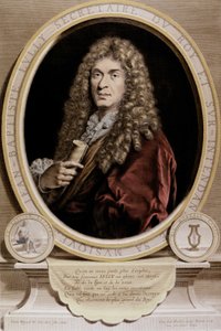 Ritratto di Jean Baptiste Lully (Giovanni Battista Lulli) (1632-1687) da Unknown artist