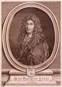 Ritratto di Jean Baptiste Lully (incisione) da Unknown artist