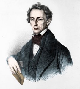 Ritratto di Johann Christian Doppler (1803-1853). Fisico austriaco. Incisione del XIX secolo da Unknown artist