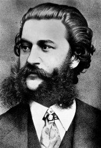 Ritratto di Johann Strauss (1825-1899). da Unknown artist