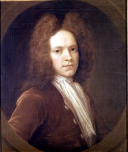 Ritratto di John Christopher Pepusch (1667 - 1752) compositore britannico da Unknown artist