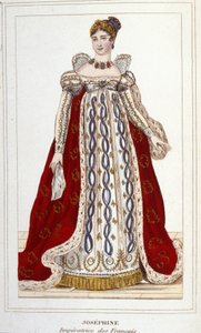 Ritratto di Giuseppina di Beauharnais Bonaparte, Imperatrice dei Francesi. Incisione del 1830 da Unknown artist