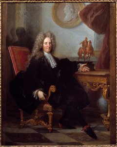 Ritratto di Jules Hardouin Mansart, architetto e sovrintendente degli edifici di Re Luigi XIV