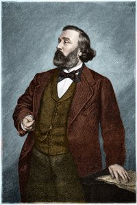Ritratto di Leon Gambetta (1838-1882), politico francese