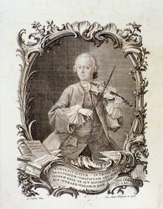 Ritratto di Leopold Mozart (incisione) da Unknown artist