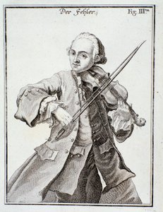 Ritratto di Leopold Mozart (incisione) da Unknown artist