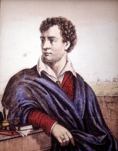 Ritratto di Lord George Gordon Noel Byron (1788-1824), 6° Barone, poeta britannico. da Unknown artist