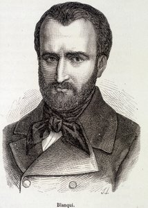 Ritratto di Louis Auguste (Louis-Auguste) Blanqui (1805-1881) socialista e teorico rivoluzionario francese