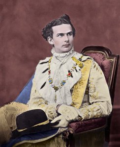 Ritratto di Luigi II di Baviera (Ludwig Otto Friedrich Wilhelm von Wittelsbach) da Unknown artist