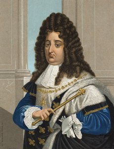 Ritratto di Luigi XIV (1638-1715), re di Francia. dopo hombres y Mujeres celebres. Barcellona 1877