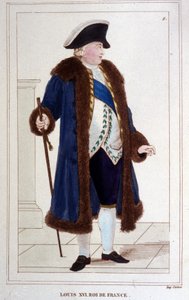 Ritratto di Luigi XVI (1754 - 1793) (incisione 1830)
