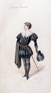 Ritratto di Lucio, tenore in Lucia di Lammermoor, opera di Gaetano Donizetti da Unknown artist