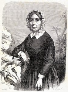 Ritratto di Madame Ida Pfeiffer (1798-1858), viaggiatrice austriaca da Unknown artist