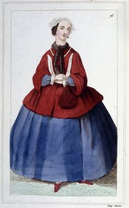 Ritratto di Marguerite de LUSSAN, donna di lettere francese (1682-1758) da Unknown artist